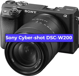 Ремонт фотоаппарата Sony Cyber-shot DSC-W200 в Санкт-Петербурге
